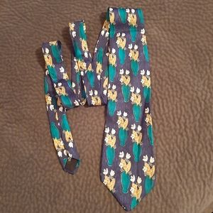 Yves Saint Laurent Floral Tie
